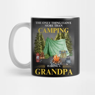 Camping - Being A Grandpa Mug